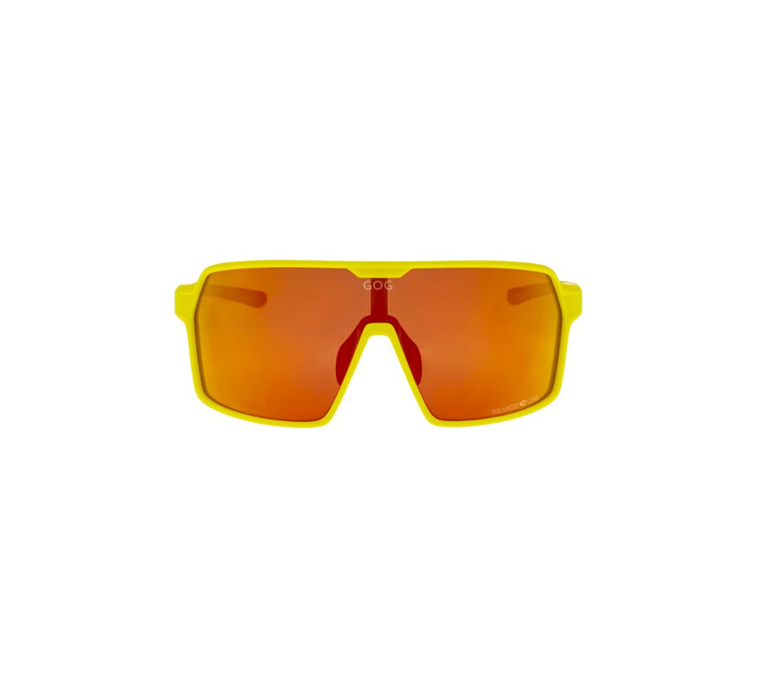 Running  Grilamid TR90 GOG KRONOS - Sunglasses cat. 3 | Matt neon yellow/black 3/4