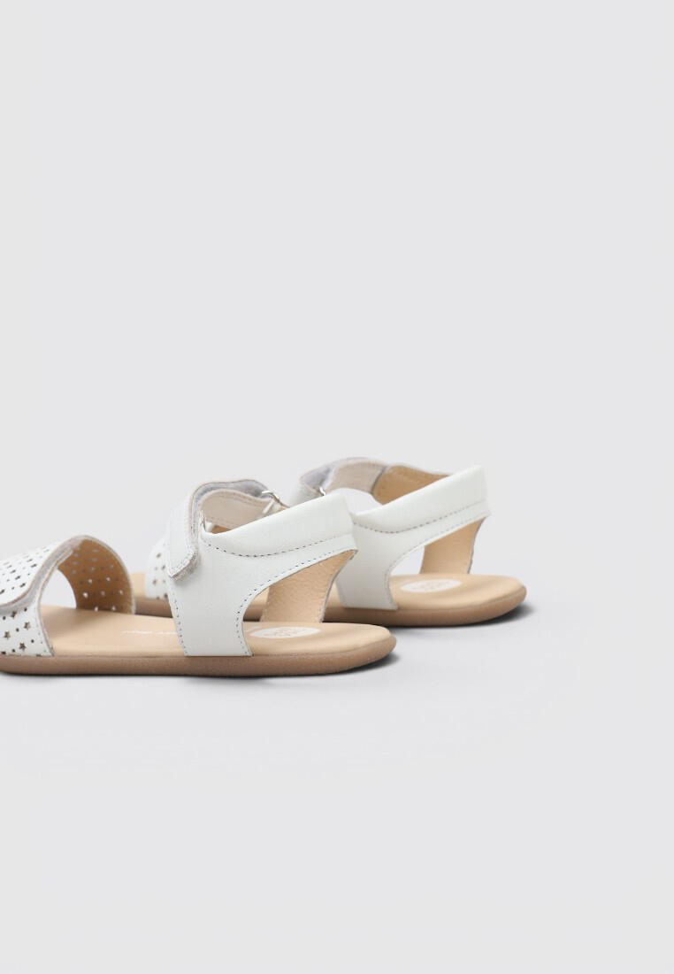Sandales - Surf - Enfants - Barefoot, cuir - HIRAM - Blanc 4/4