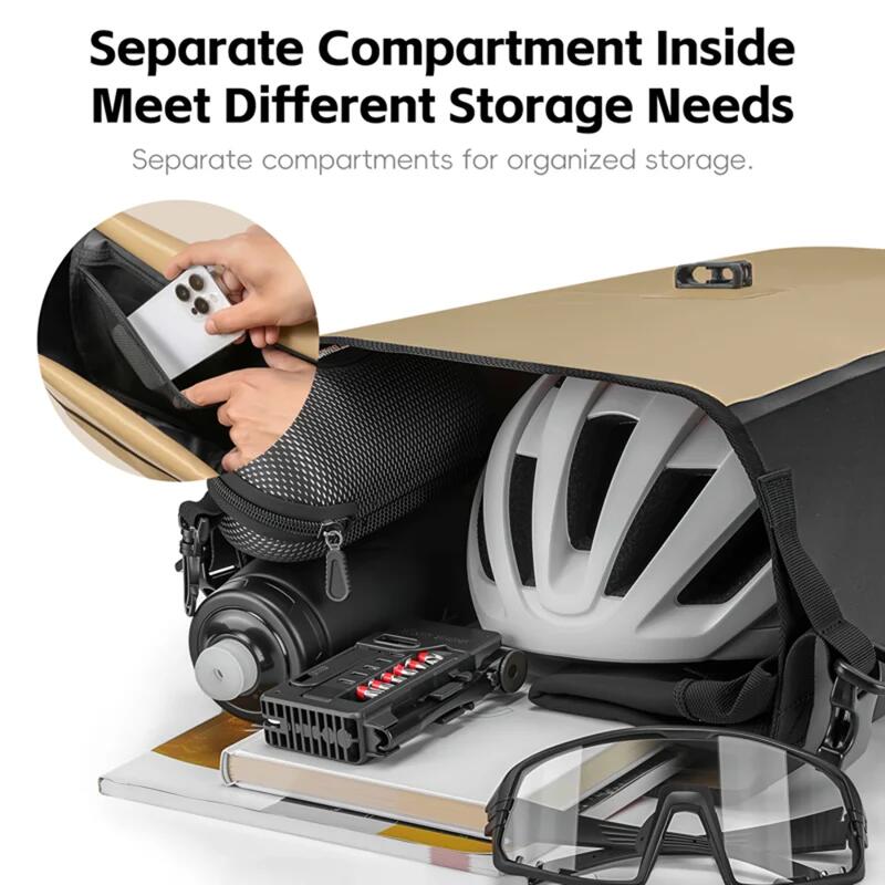 Bolsa de bici impermeable liberación rápida para ciclismo 4/5