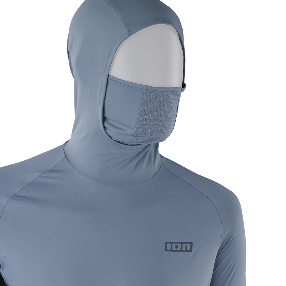 Koszulka lycra ION Rashguard Storm Pro LS Men Silver-Green 2026 6/6