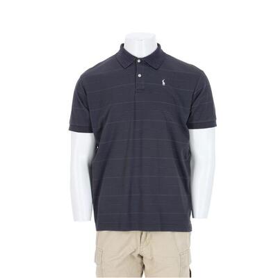 Tweedehands - polo ralph lauren heren polo korte mouwen grijs - zeer goede staat
