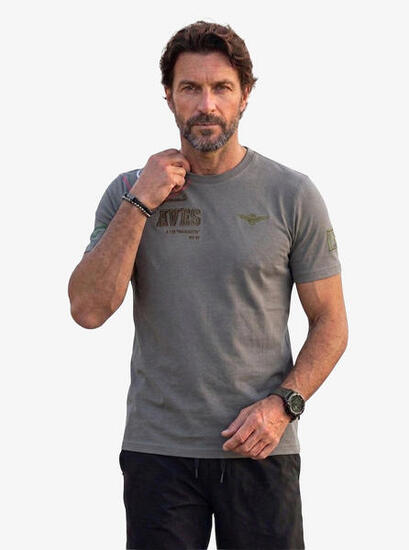 T-shirt Aviazione Esercito uomo in cotone