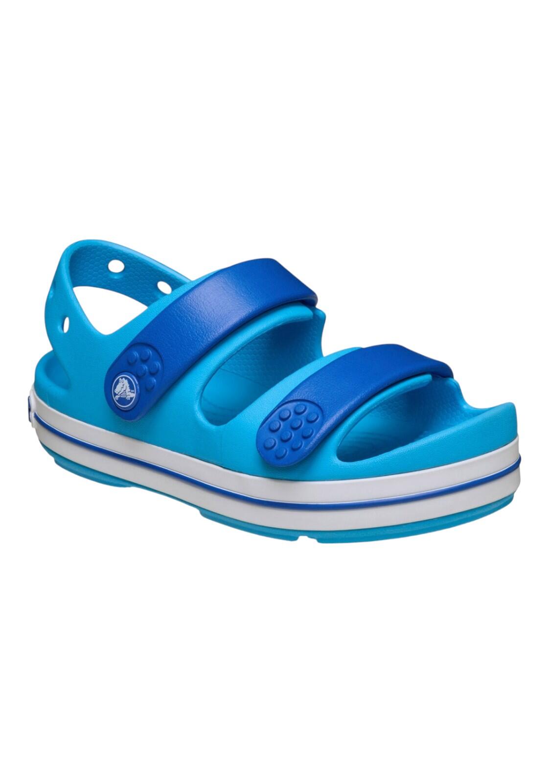 sandale garçon Crocs bleu clair 2/6
