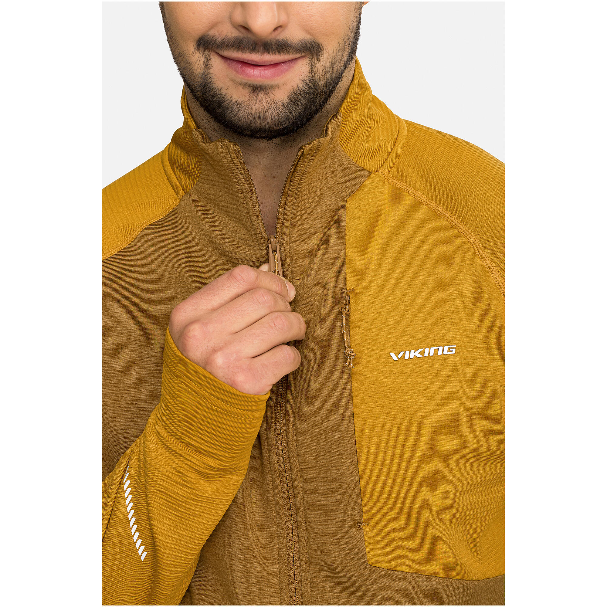Herren Fleecejacke VIKING Birger mit Reißverschluss 5/7