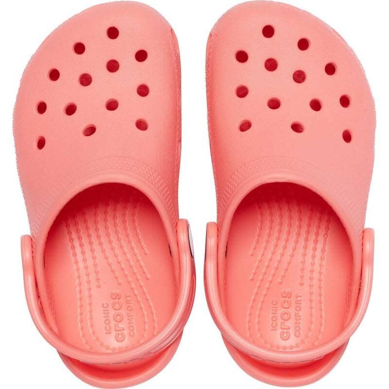 Sandales Et Tongs Enfants, Unisexe - CROCS KID's  Classic Clog T - Guava 5/6
