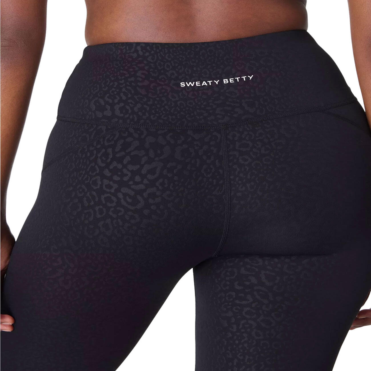 SWEATY BETTY All Day Leggings  ZWARTE REPTIELPRINT (RELIËF) M 4/7
