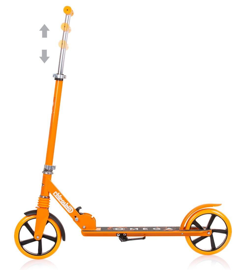 Infantil Paseo Patinete plegable aluminio OMEGA 200mm ABEC-7 Orange 2/3