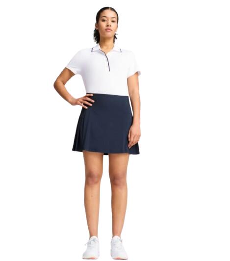 Polo de golf Puma Cloudspun Bridges SS pour femme, noir et blanc 3/5