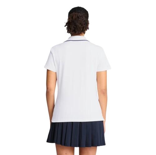 Polo de golf Puma Cloudspun Bridges SS pour femme, noir et blanc 2/5