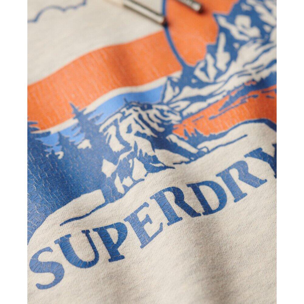 Felpa con cappuccio a righe con motivo Superdry 6/7