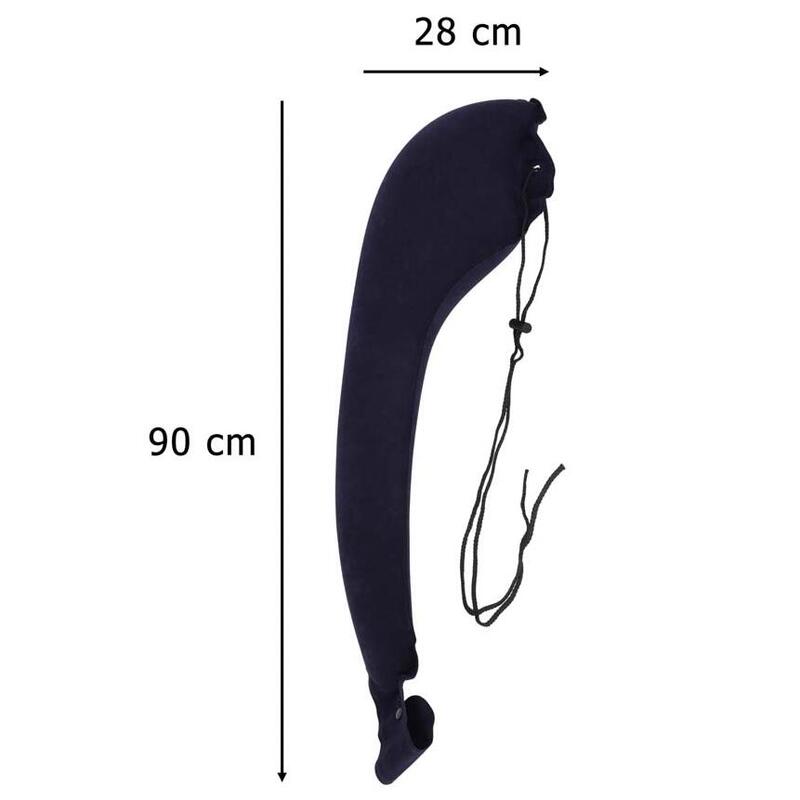 Perna de calatorie gonflabila de umar, design ergonomic, din PVC, 90 x 28 cm