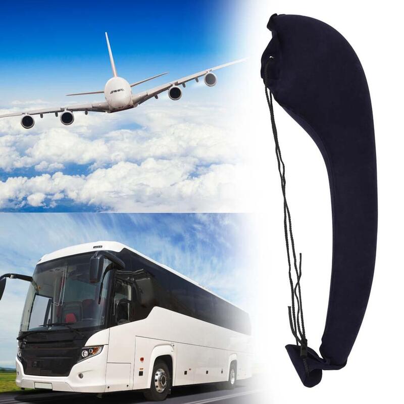 Perna de calatorie gonflabila de umar, design ergonomic, din PVC, 90 x 28 cm
