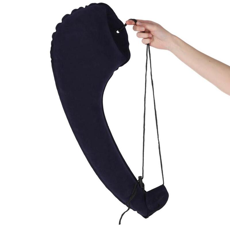 Perna de calatorie gonflabila de umar, design ergonomic, din PVC, 90 x 28 cm