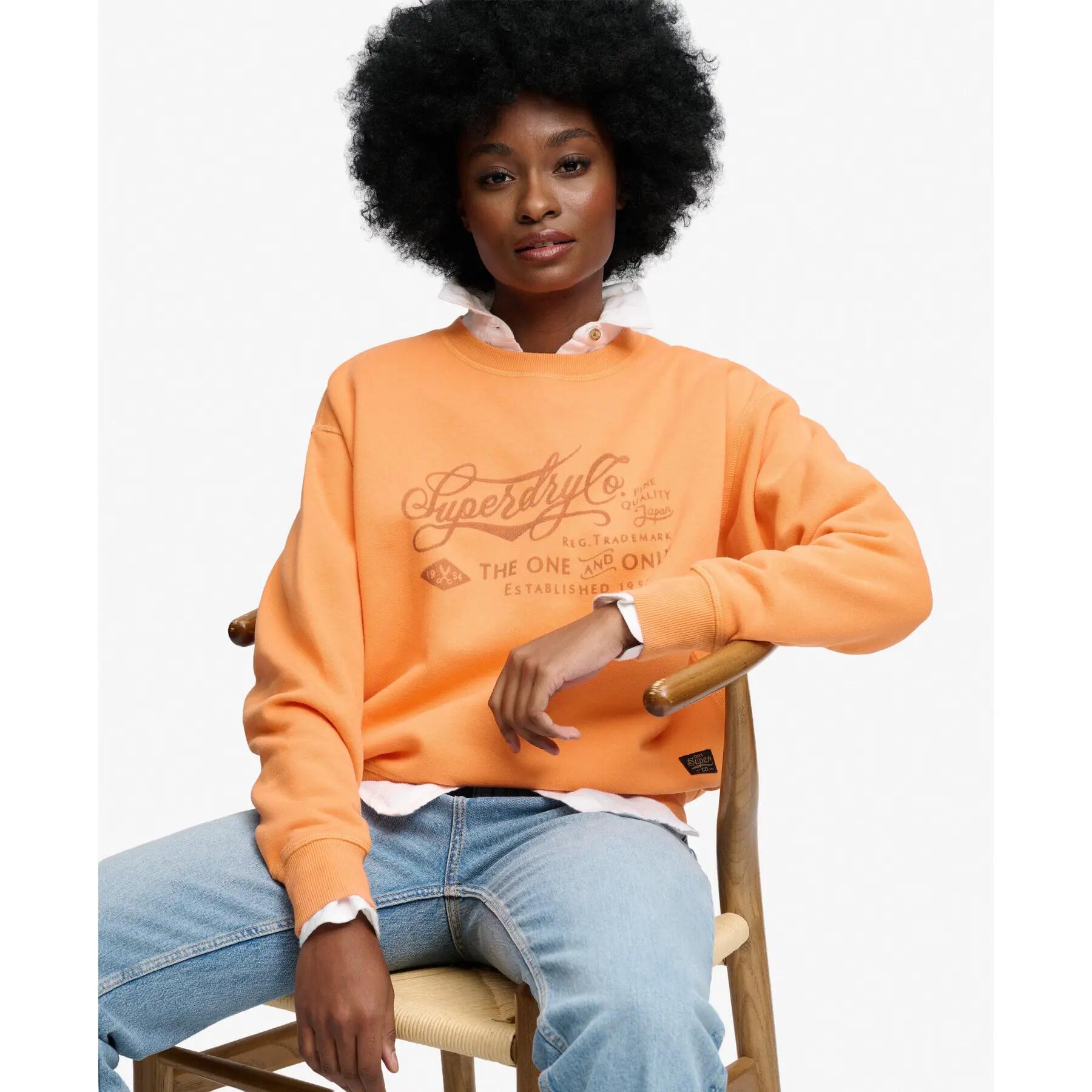 Sweatshirt Damen Superdry Industry Worker 3/5