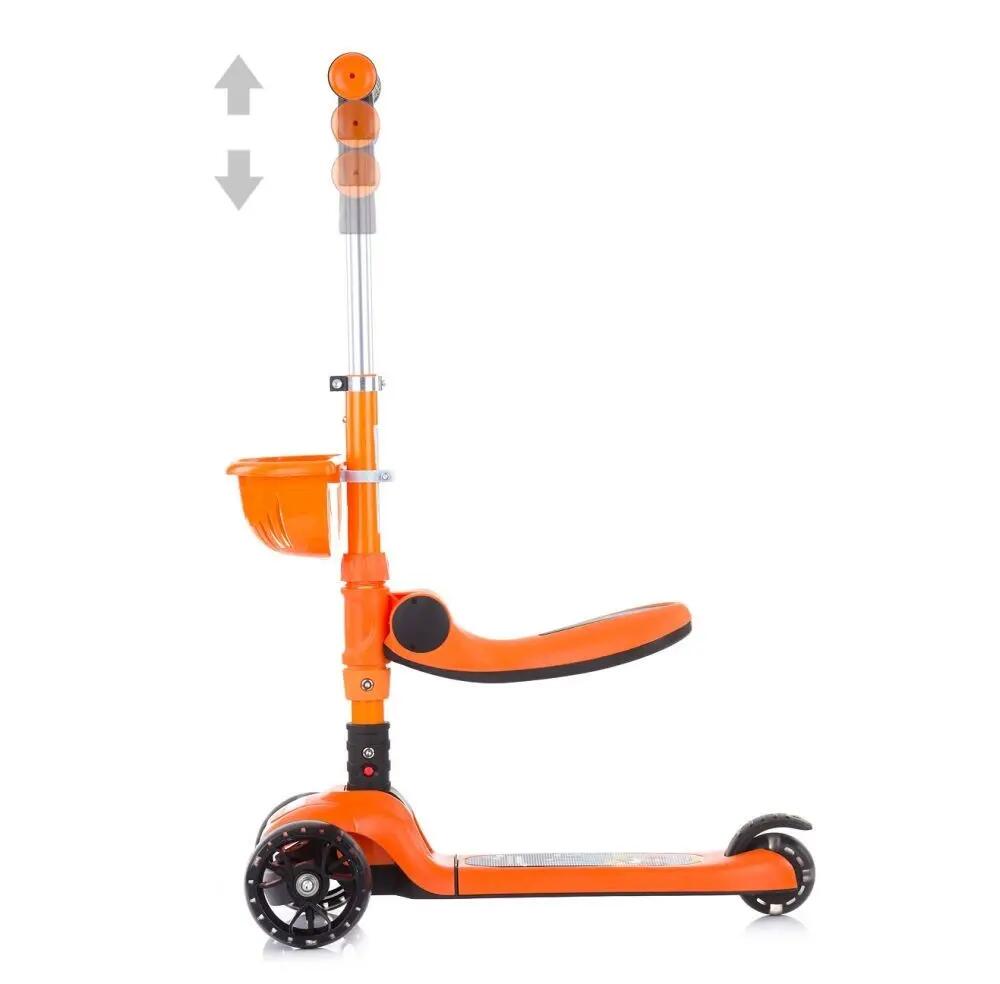 Infantil Paseo Patinete evolutivo 2 en 1 correpasillos NEO RIDER Orange 2/5