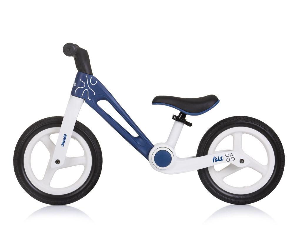 Infantil Paseo Bicicleta equilibrio plegable ajustable FOLD X Navy 3/5