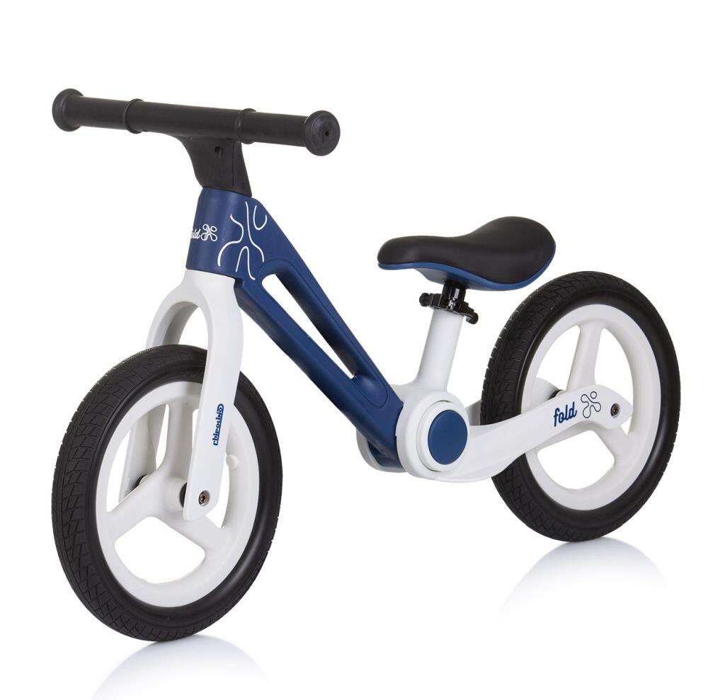 Infantil Paseo Bicicleta equilibrio plegable ajustable FOLD X Navy 2/5