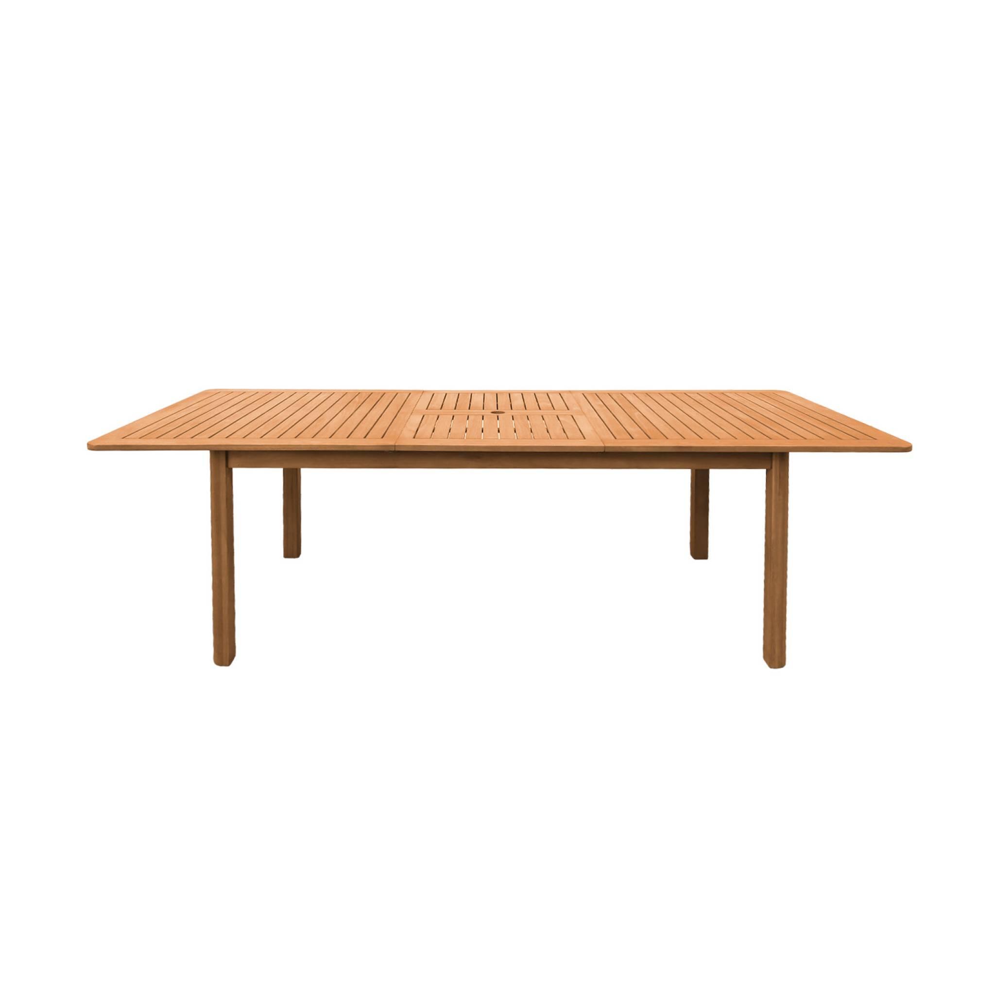 Mesa de jardim extensível em madeira de eucalipto, 6-8 lugares, Natural 2/5