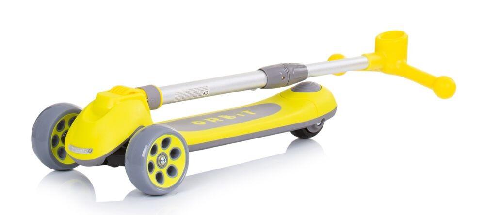 Infantil Paseo Patinete plegable aluminio ORBIT LED 3 ruedas Yellow 2/5