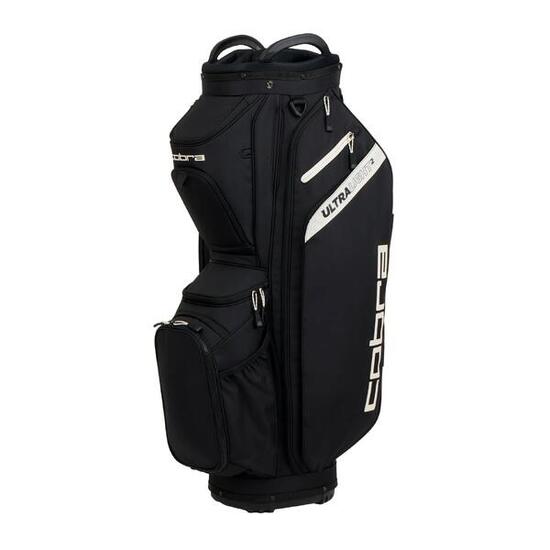 Borsa da golf Cobra Ultralight 2 Cart Bag nera e bianca