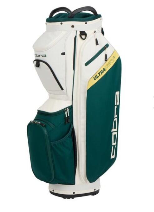 Borsa da golf Cobra Ultralight 2 Cart Bag, bianca e verde. 2/4