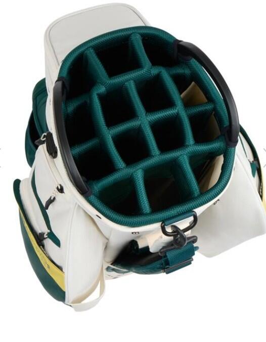 Borsa da golf Cobra Ultralight 2 Cart Bag, bianca e verde. 4/4