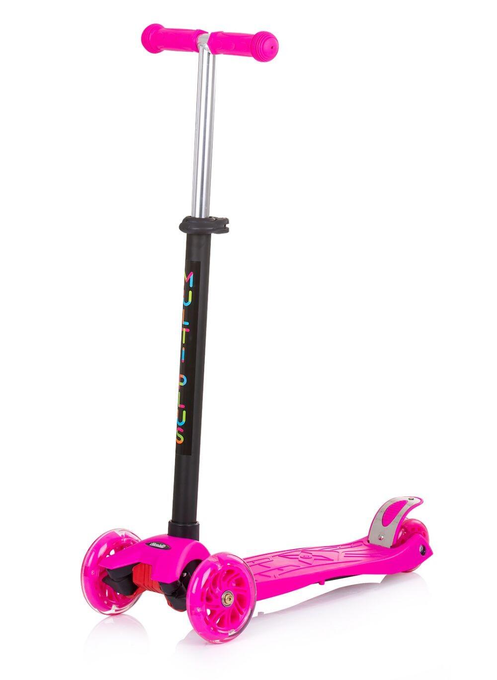 Infantil Paseo Patinete evolutivo 3 en 1 empuje MULTI PLUS LED Pink 4/5