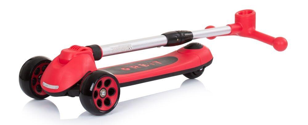 Infantil Paseo Patinete plegable aluminio ORBIT LED 3 ruedas Red 2/5