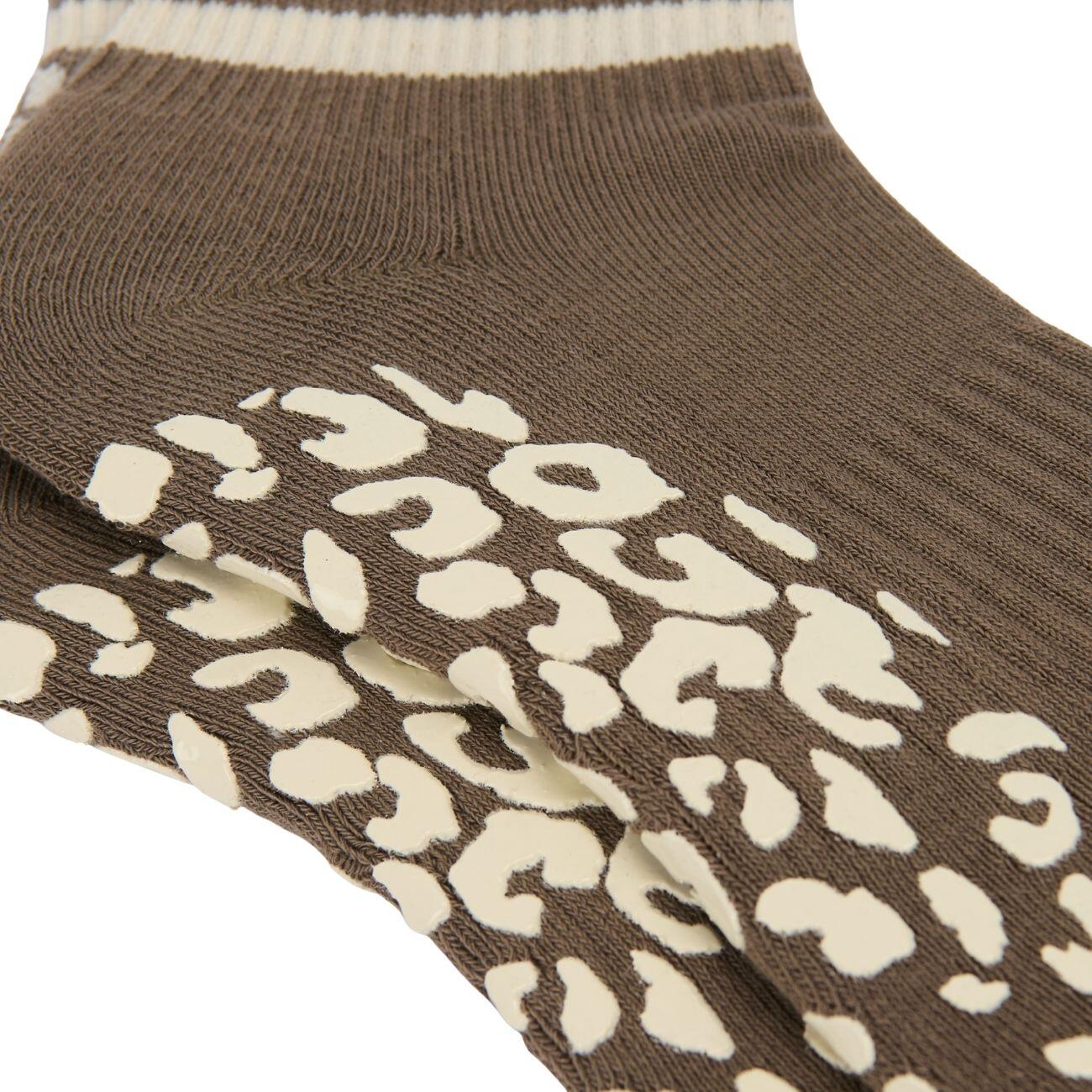 Mini Pilates Crew Gripper à imprimé animalier Sweaty Betty, lot de 2 3/7