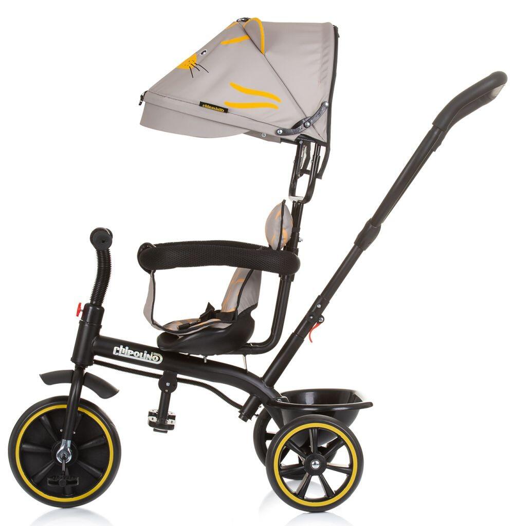 Infantil Paseo Triciclo evolutivo 2 en 1 empuje parental PULSE Tiger 2/5
