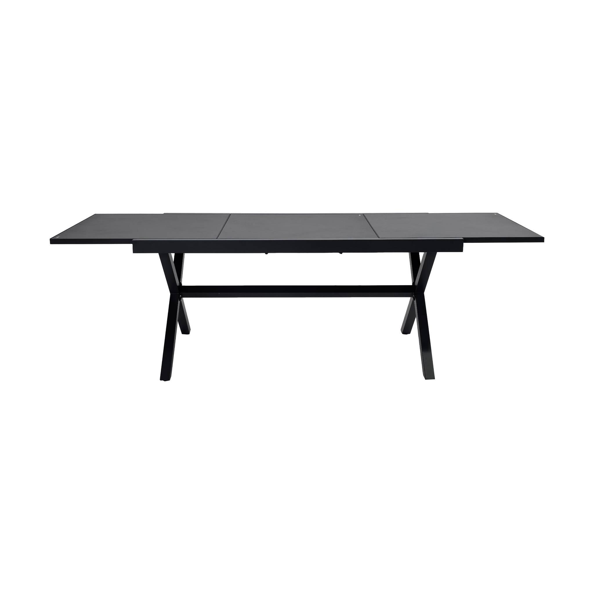 Mesa de jardim extensível em alumínio para 8 pessoas, Antracite 2/5