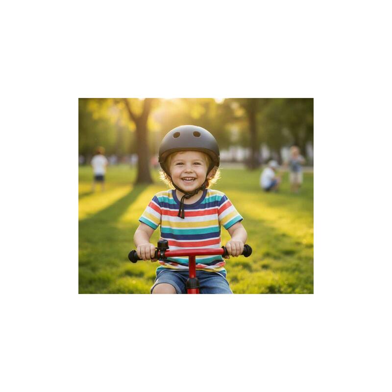 Casca protectie bicicleta copii, marimea S 48-54 cm, lumina LED, ventilatie