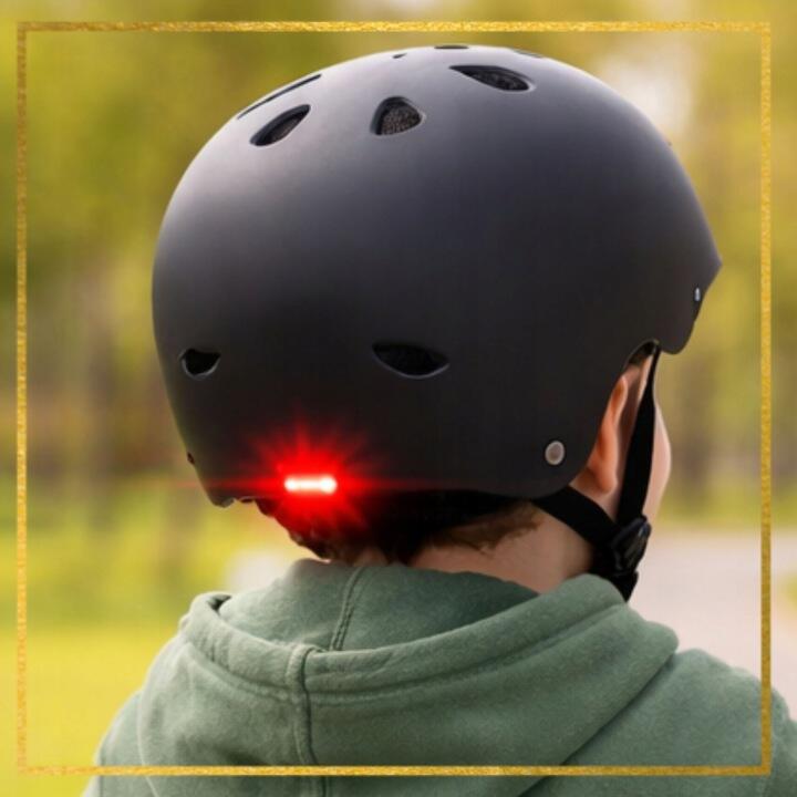 Casca protectie bicicleta copii, marimea S 48-54 cm, lumina LED, ventilatie