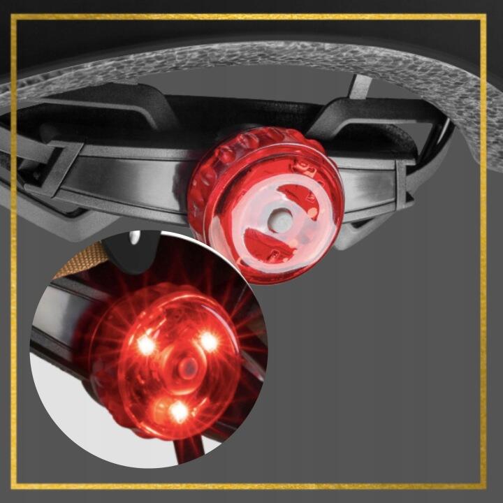 Casca protectie bicicleta copii, marimea S 48-54 cm, lumina LED, ventilatie