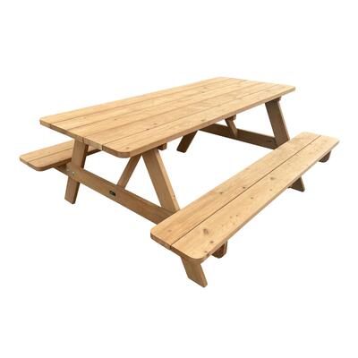 Axi jean houten picknicktafel, 6 personen - bruin