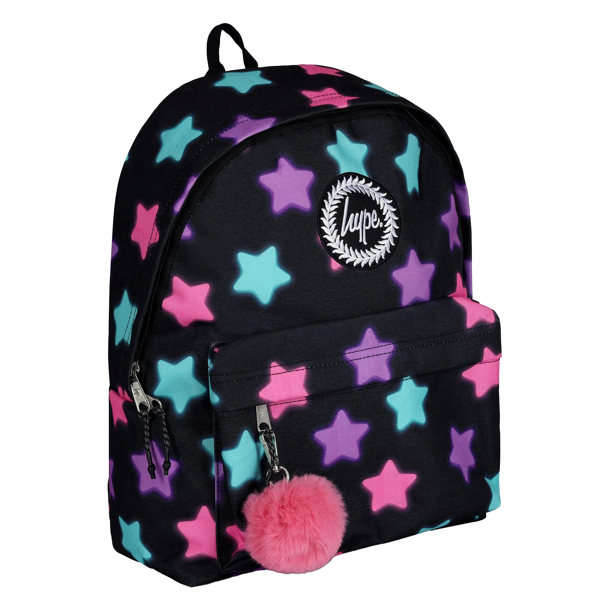Hype - Sac à Dos Unisexe Noir Étoiles, Bretelles Rembourrées 2/5