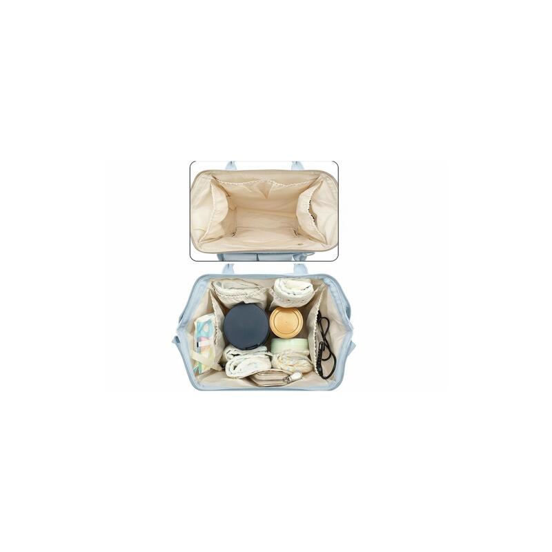 Rucsac multifunctional pentru scutece bebelusi, buzunare multiple, 40x30x15 cm