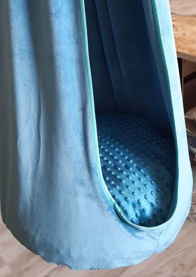 cocon de balançoire bleu 3/6