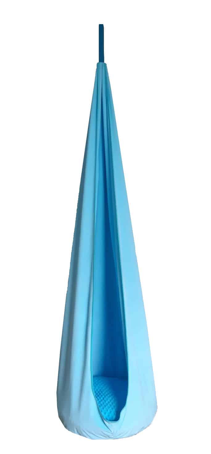 cocon de balançoire bleu 2/6