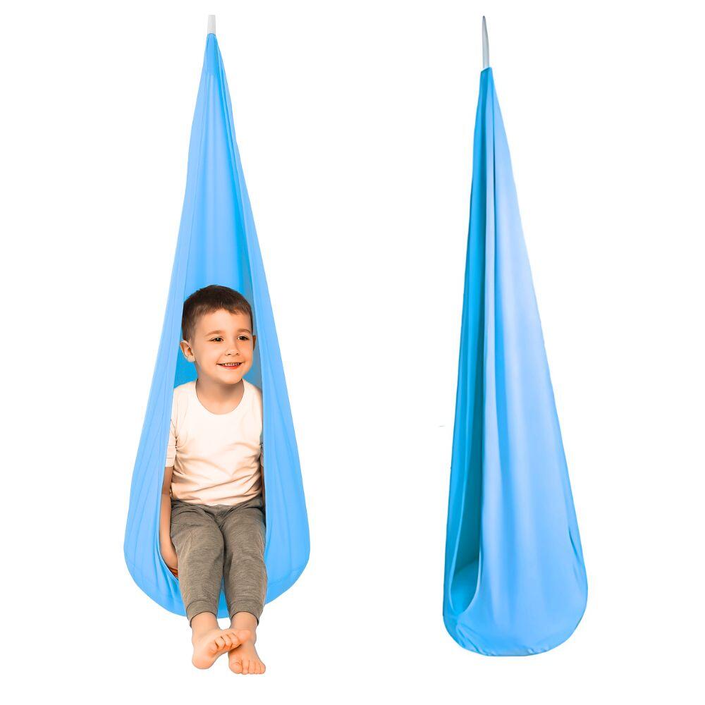 cocon de balançoire bleu 1/6