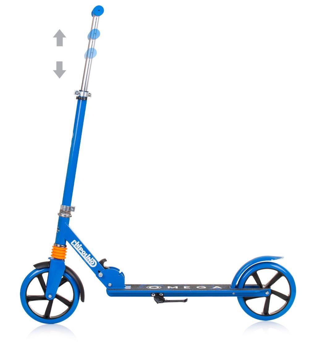 Infantil Paseo Patinete plegable aluminio OMEGA 200mm ABEC-7 Blue 2/3