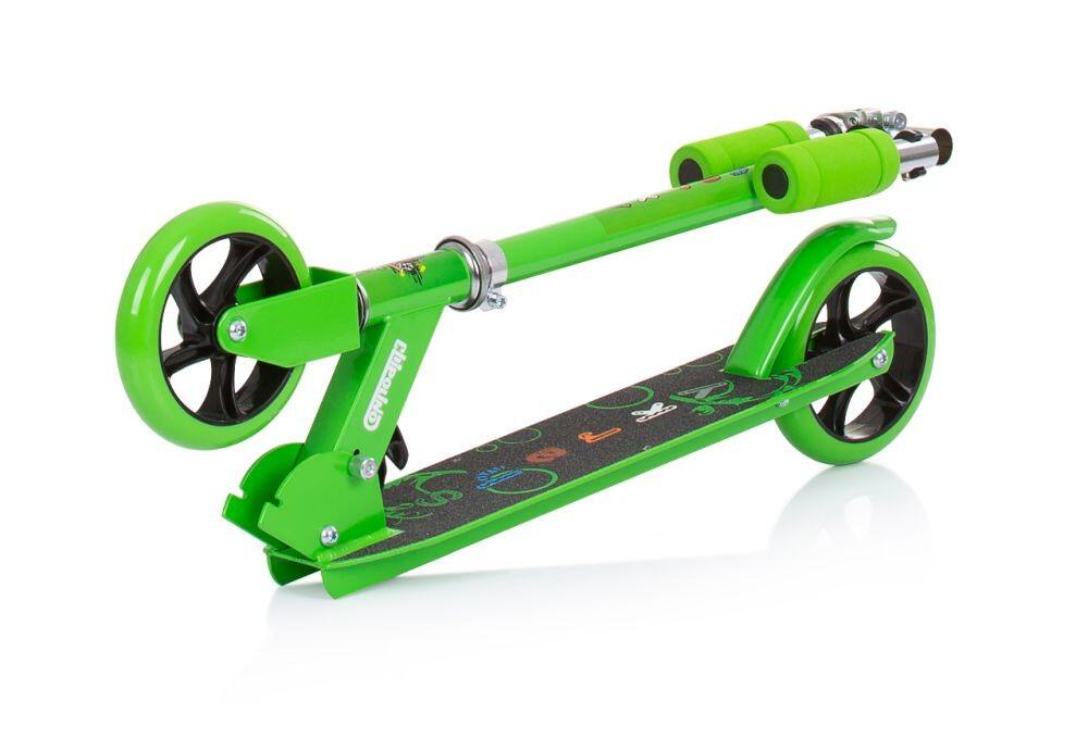 Infantil Paseo Patinete plegable aluminio SHARKY ABEC-7 Green 3/3