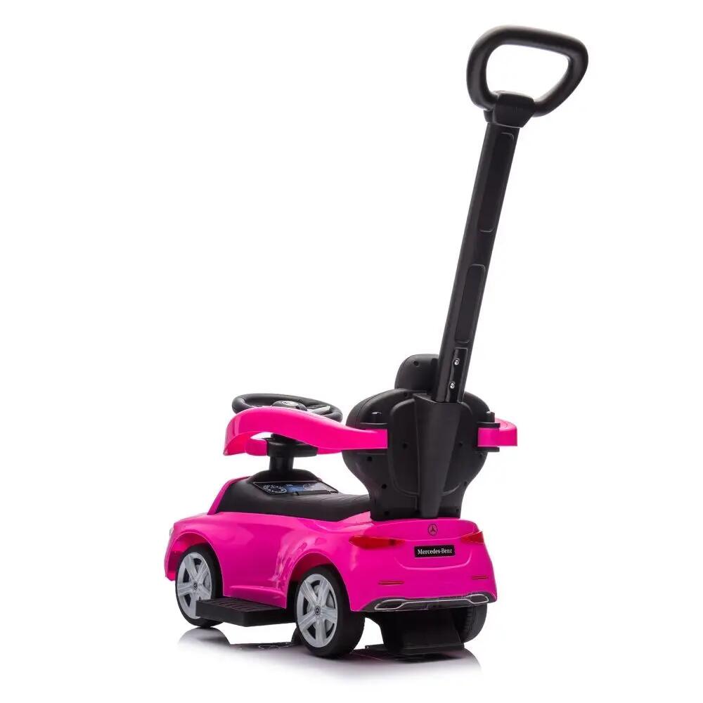 Infantil Paseo Correpasillos Mercedes Benz Clase C 2 en 1 empujePink 4/5