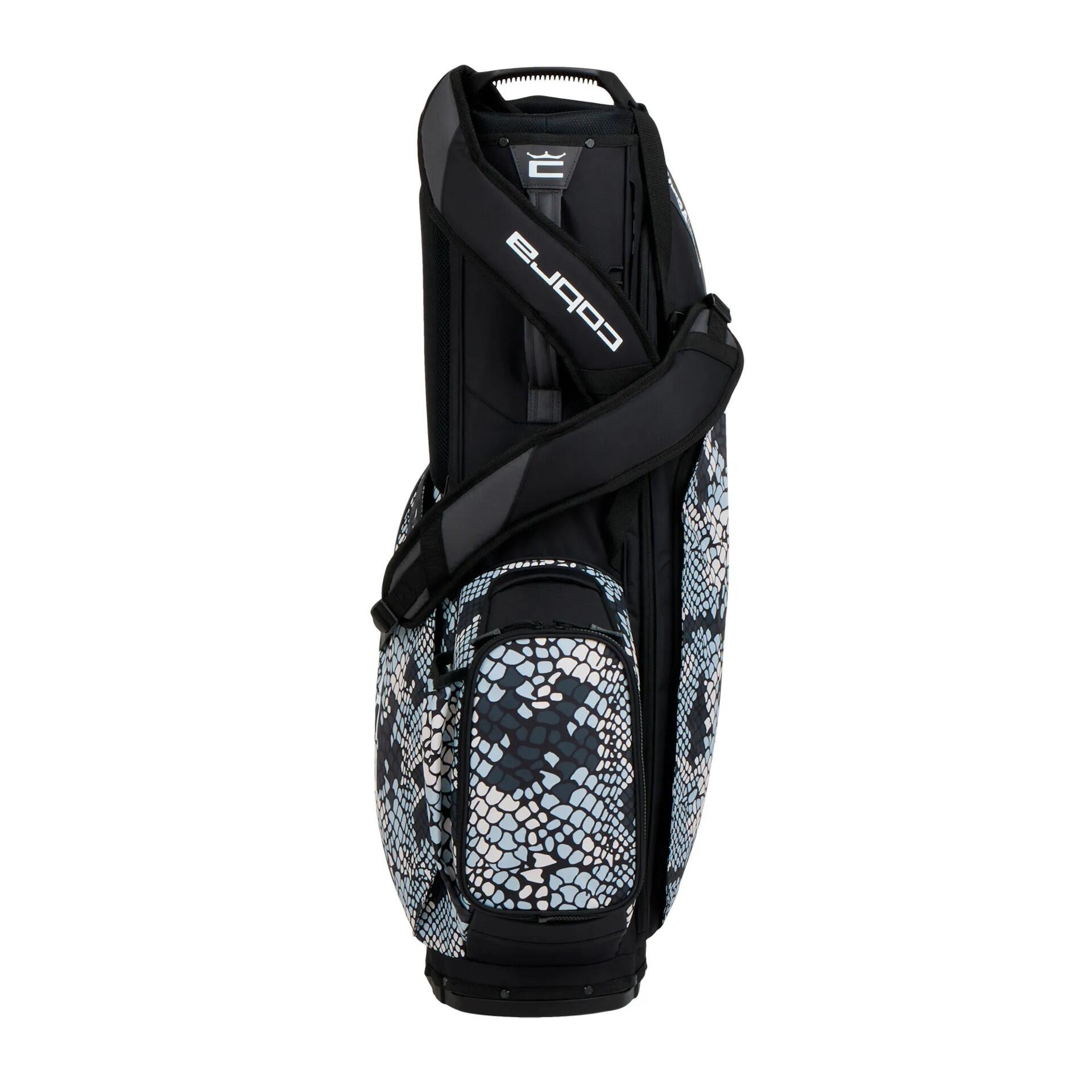Bolsa Golf Cobra Ultralight 2 Stand Bag Negro y Gris 3/4