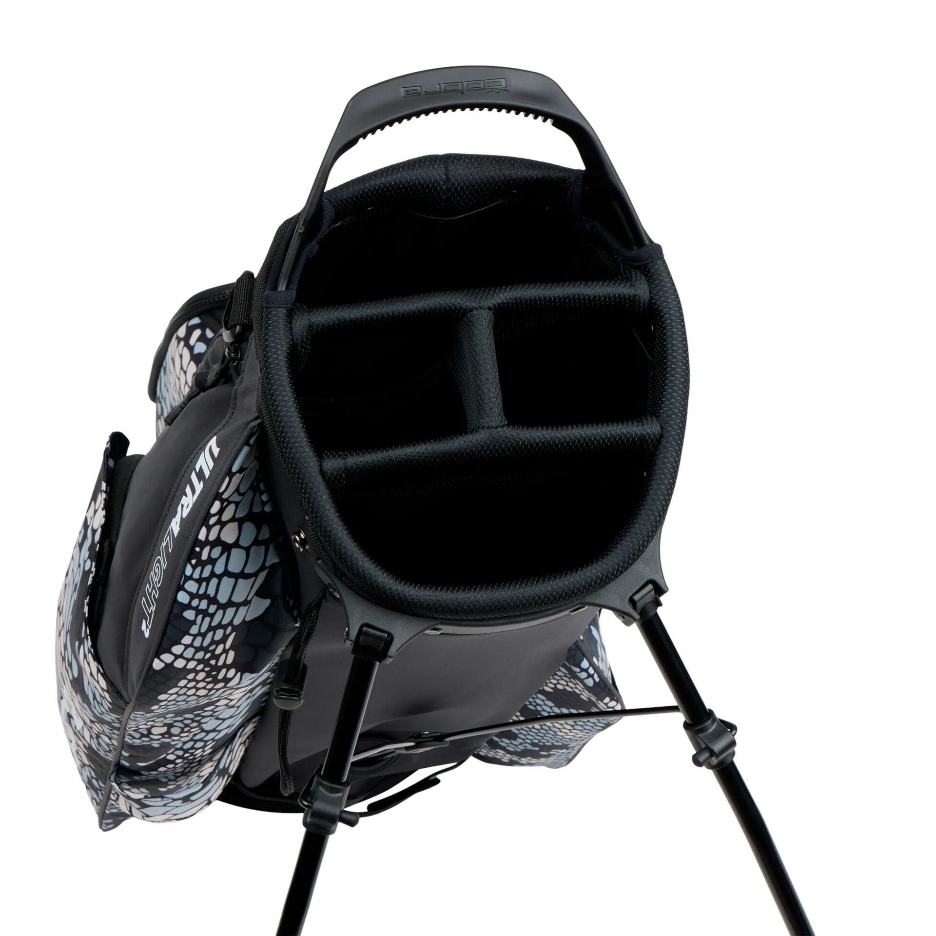 Bolsa Golf Cobra Ultralight 2 Stand Bag Negro y Gris 4/4