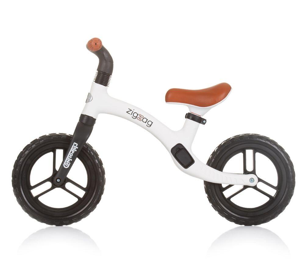 Infantil Paseo Bicicleta equilibrio sin pedales ligera ZIG ZAG Black/white 3/5