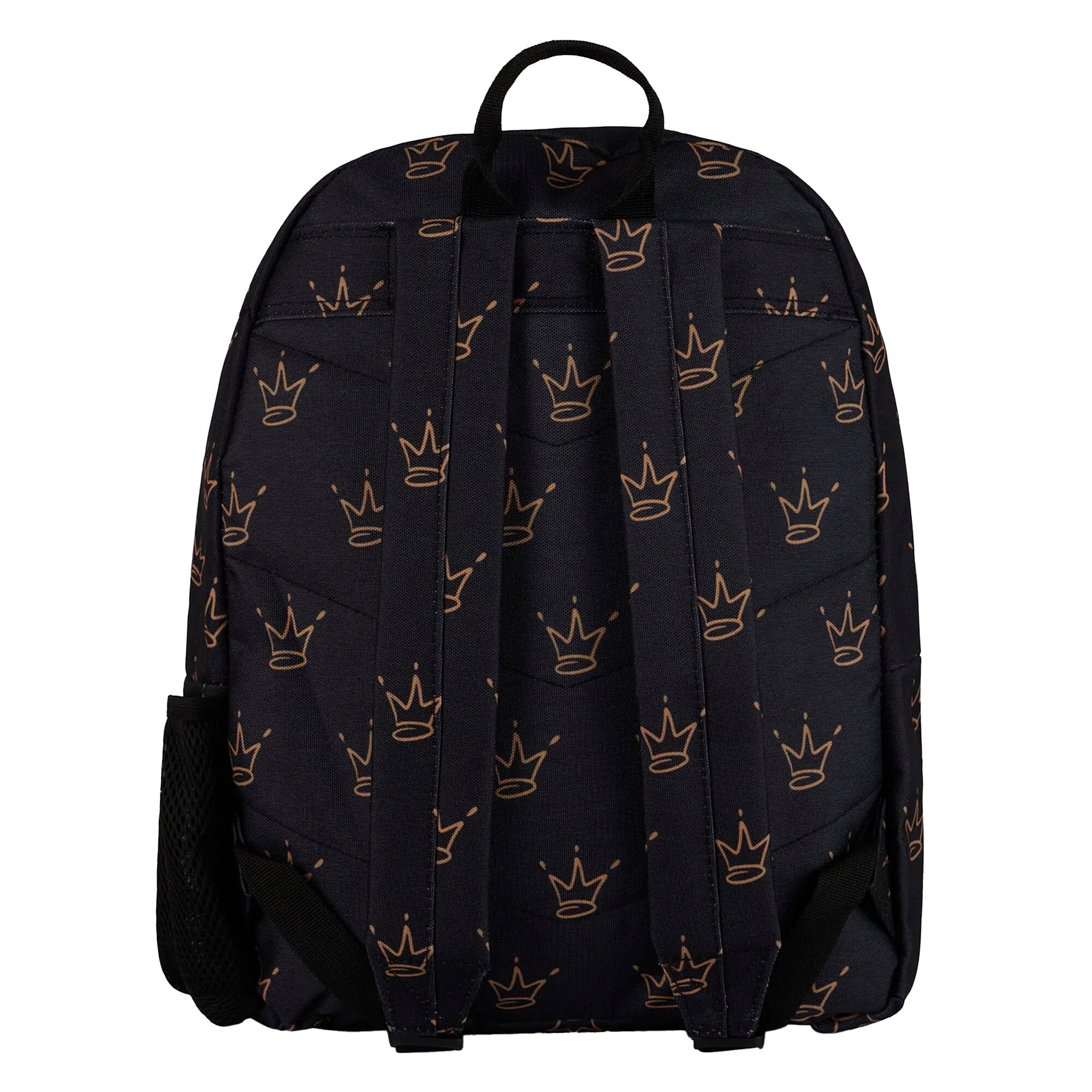 Hype - Unisex Rucksack Schwarz Kronen Muster Gepolstert 2/5