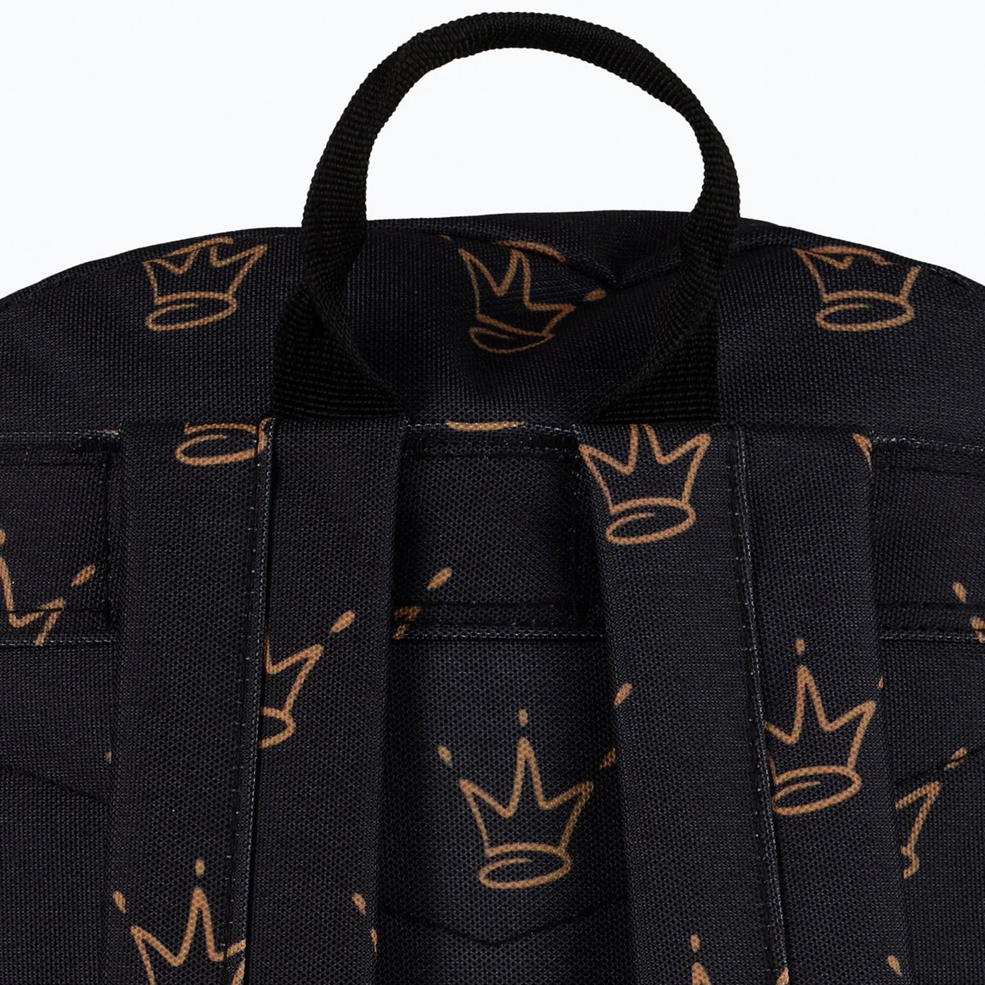 Hype - Unisex Rucksack Schwarz Kronen Muster Gepolstert 5/5
