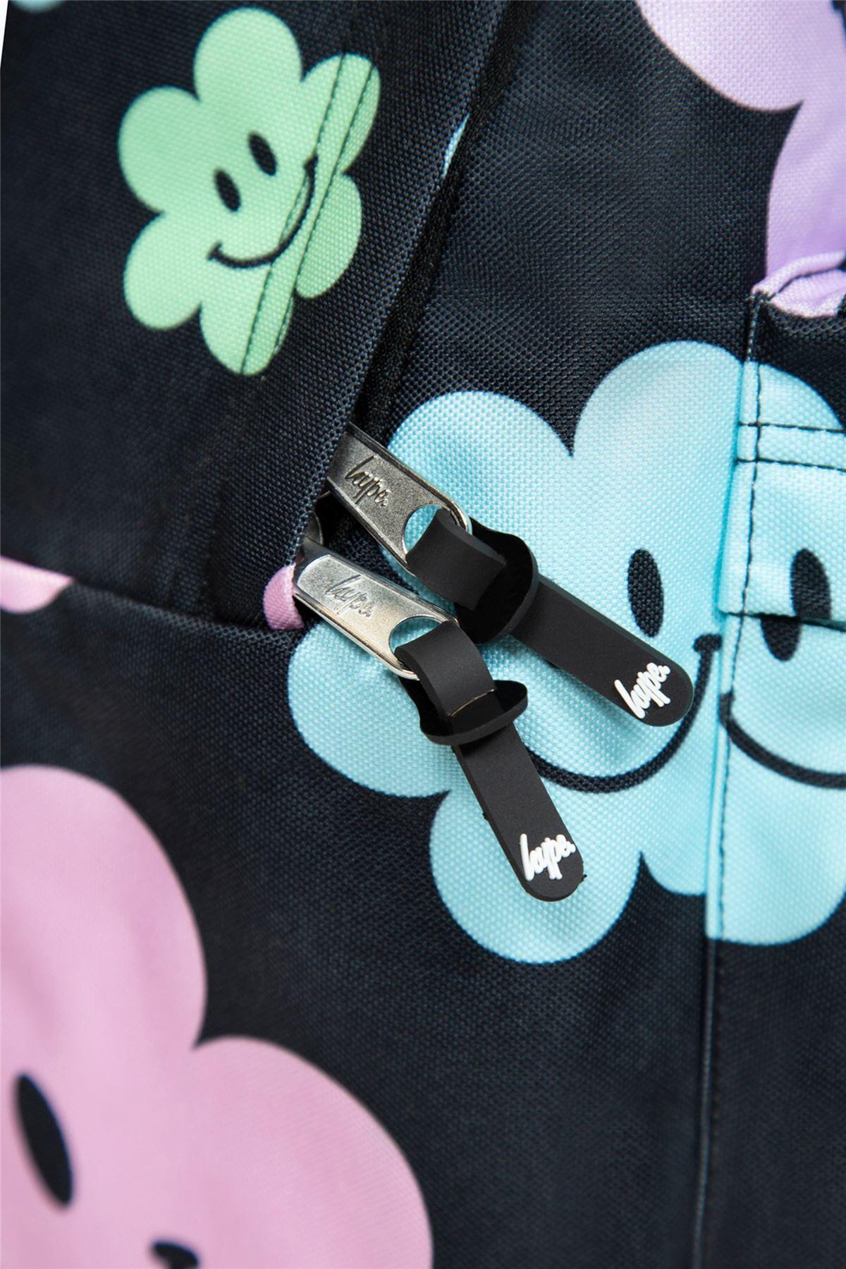 Hype - Kinder Rucksack Happy Flowers Verstellbare Gurte Schule Reise 6/6