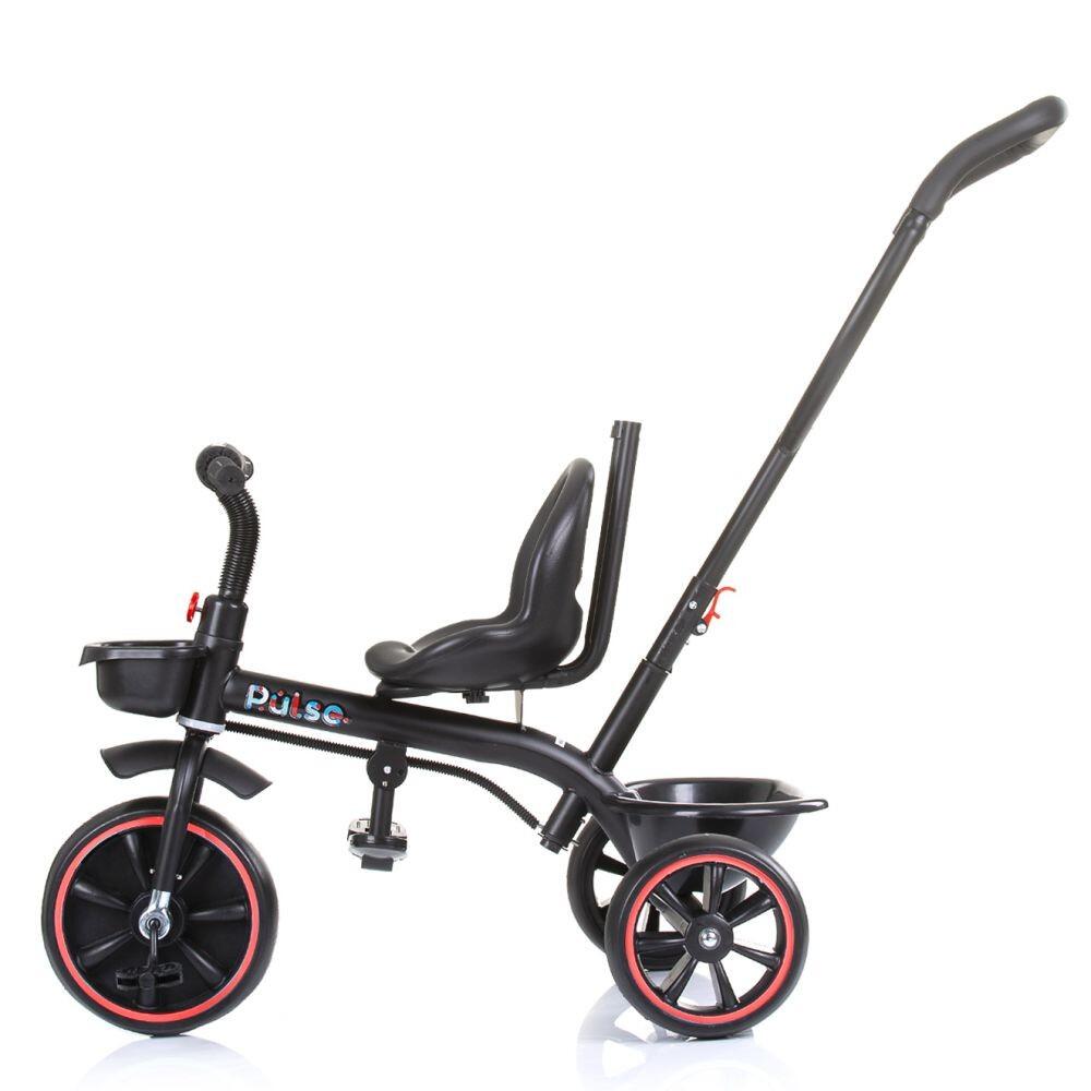 Infantil Paseo Triciclo evolutivo 2 en 1 empuje parental PULSE Cherry 3/4